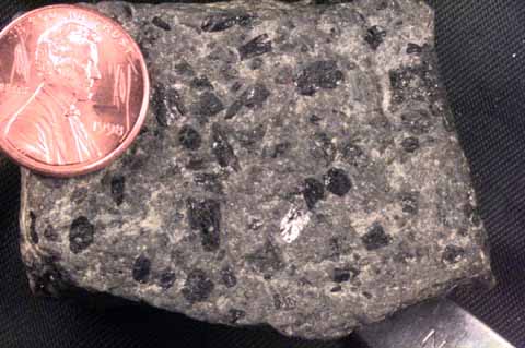 aphanitic andesite rock