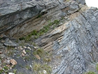 Contact between the Lower Newman Formation and the Mississippian Upper Newman Limestone Formation Pencil Cave at Pound Gap