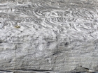 Fisherman's Point deepwater sediments. Bedding plane of the cut and fill of channeled Ross Formation.