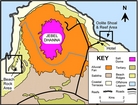 Map Jebel Dhanna Localities